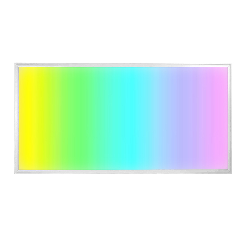 Dimmable RGB LED Panel Light IP20 Indoor Ceiling Flat Panel Lamp with Remote Control for Office Living Room